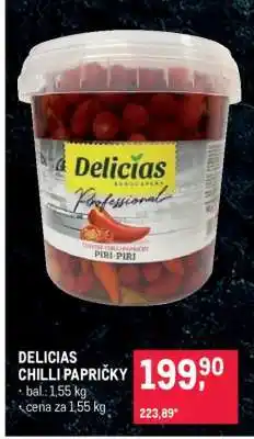 Makro DELICIAS CHILLI PAPRIČKY nabídka