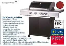 Makro Gril plynový, 4 hořáky nabídka