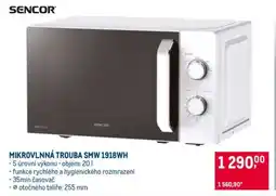 Makro MIKROVLNNÁ TROUBA SMW 1918WH nabídka