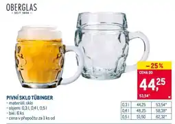 Makro Pivní sklo Tübinger nabídka