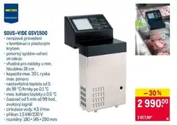 Makro Sous-vide GSV1500 nabídka
