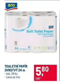 Makro TOALETNÍ PAPÍR 3VRSTVÝ 24 m nabídka
