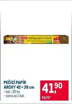 Makro PEČICÍ PAPÍR ARCHY 42 * 38 cm nabídka