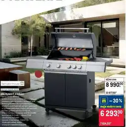 Makro Gril plynový, 4 hořáky nabídka