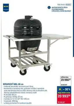 Makro KERAMICKÝ GRIL 66 cm nabídka