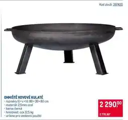 Makro OHNIŠTĚ KOVOVÉ KULATÉ nabídka