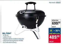 Makro GRIL ČERNÝ nabídka
