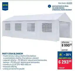 Makro PARTY STAN BLENHEIM nabídka