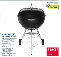 Makro GRIL NA DŘEVĚNÉ UHLÍ BAR-B KETTLE nabídka