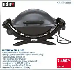 Makro ELEKTRICKÝ GRIL Q 1400 nabídka