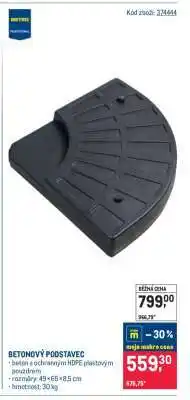 Makro BETONOVÝ PODSTAVEC nabídka