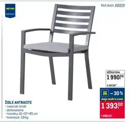 Makro ŽIDLE ANTRACITE nabídka