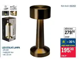Makro LED STOLOVÁ LAMPA nabídka