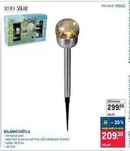 Makro SOLÁRNÍ SVĚTLA nabídka