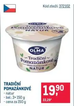 Makro Tradiční pomazánkové nabídka