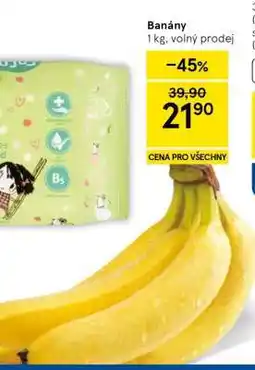 Tesco Banány nabídka
