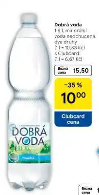 Tesco Dobrá voda nabídka