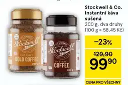 Tesco Stockwell & Co. Instantní káva sušená nabídka