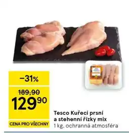 Tesco Tesco Kuřecí prsí a stehenní řízky mix nabídka