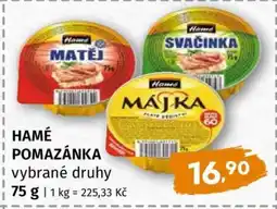 Terno HAMÉ POMAZÁNKA nabídka