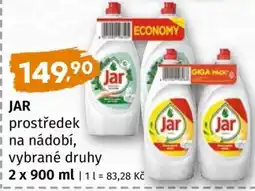 Terno JAR prostředek na nádobí vybrané druhy nabídka