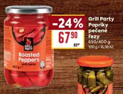 Billa Grill Party Papriky pečené řezy nabídka