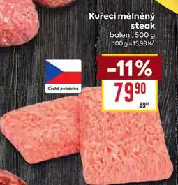 Billa Kuřecí mletý steak nabídka