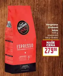 Billa VERGNANO ZRNKOVÁ KÁVA nabídka