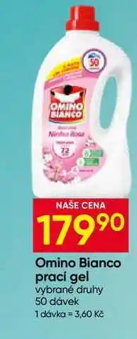 Hruška Omino Bianco prací gel vybrané druhy 50 dávek nabídka