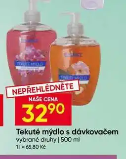 Hruška Tekuté mýdlo s dávkovačem vybrané druhy nabídka