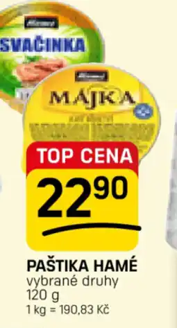 Flop Paštika hamé nabídka