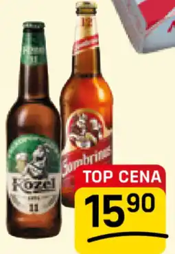 Flop Velkopopovický kozel 11 | gambrinus patron 12 nabídka