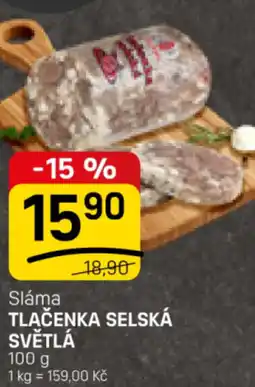 Flop Sláma tlačenka selská světlá nabídka