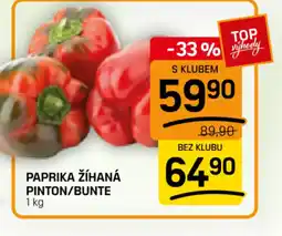 Flop Paprika žĺhaná pinton/bunte nabídka