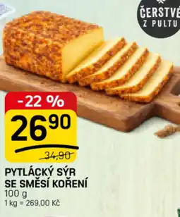 Flop Pytlácký sýr se směsí koření nabídka
