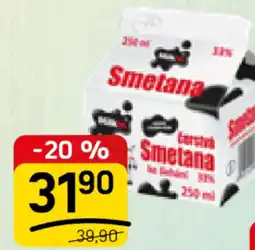 Flop Smetana ke šlehání čerstvá 33% nabídka