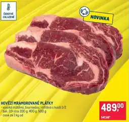 Makro Hovězí mramorované plátky nabídka