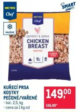 Makro Kuřecí prsa kostky pečené/vařené nabídka