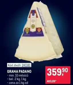 Makro Grana padano nabídka