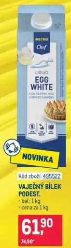 Makro Vaječný bílek podest nabídka