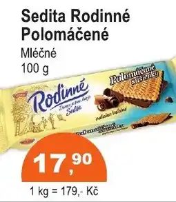 COOP DISKONT Sedita Rodinné Polomáčené nabídka