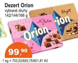 COOP DISKONT Dezert Orion nabídka