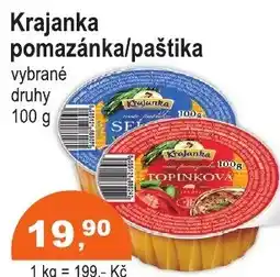 COOP DISKONT Krajanka pomazánka/paštika nabídka
