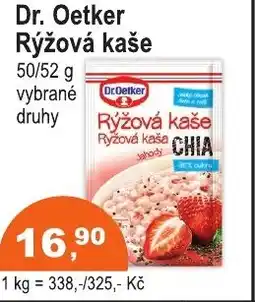 COOP DISKONT Dr. Oetker Rýžová kaše nabídka