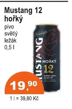 COOP DISKONT Mustang 12 hořký nabídka