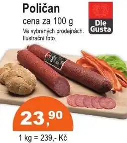 COOP DISKONT Poličan nabídka