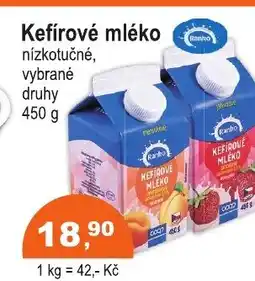 COOP DISKONT Ranko Kefírové mléko nabídka