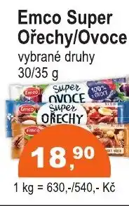 COOP DISKONT Emco Super Ořechy/Ovoce nabídka
