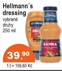COOP DISKONT Hellmann's dressing nabídka