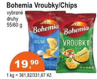 COOP DISKONT Bohemia Vroubky/Chips nabídka